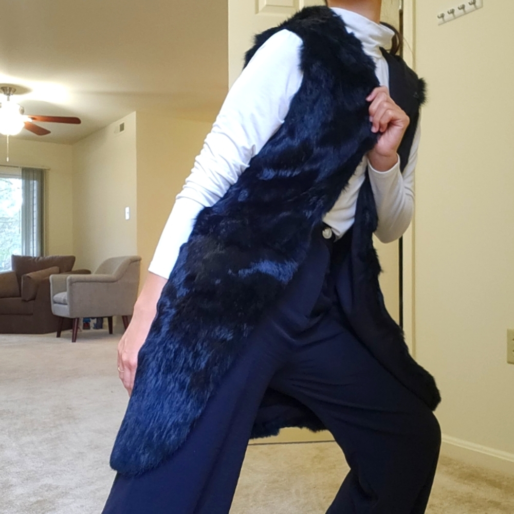 Fur Vest Jacket (Import)
